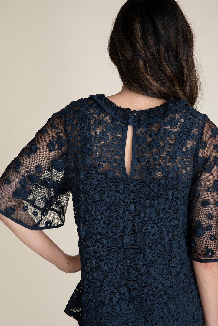 Heather Top - Midnight Navy