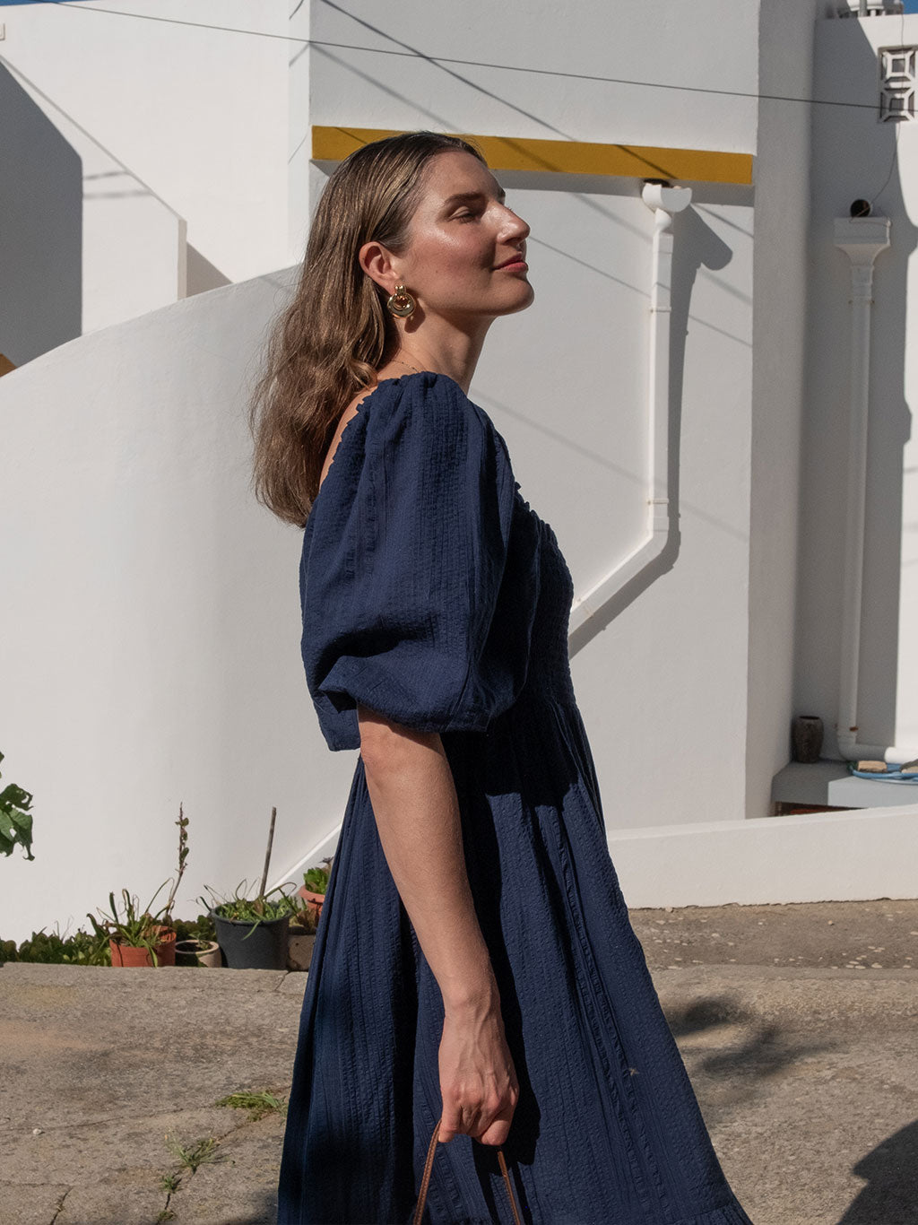Elsie Dress - True Blue