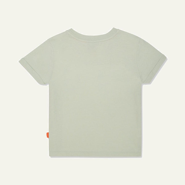 Recycled Cotton Binocular Kid T-shirt - Sea Foam/greenbriar