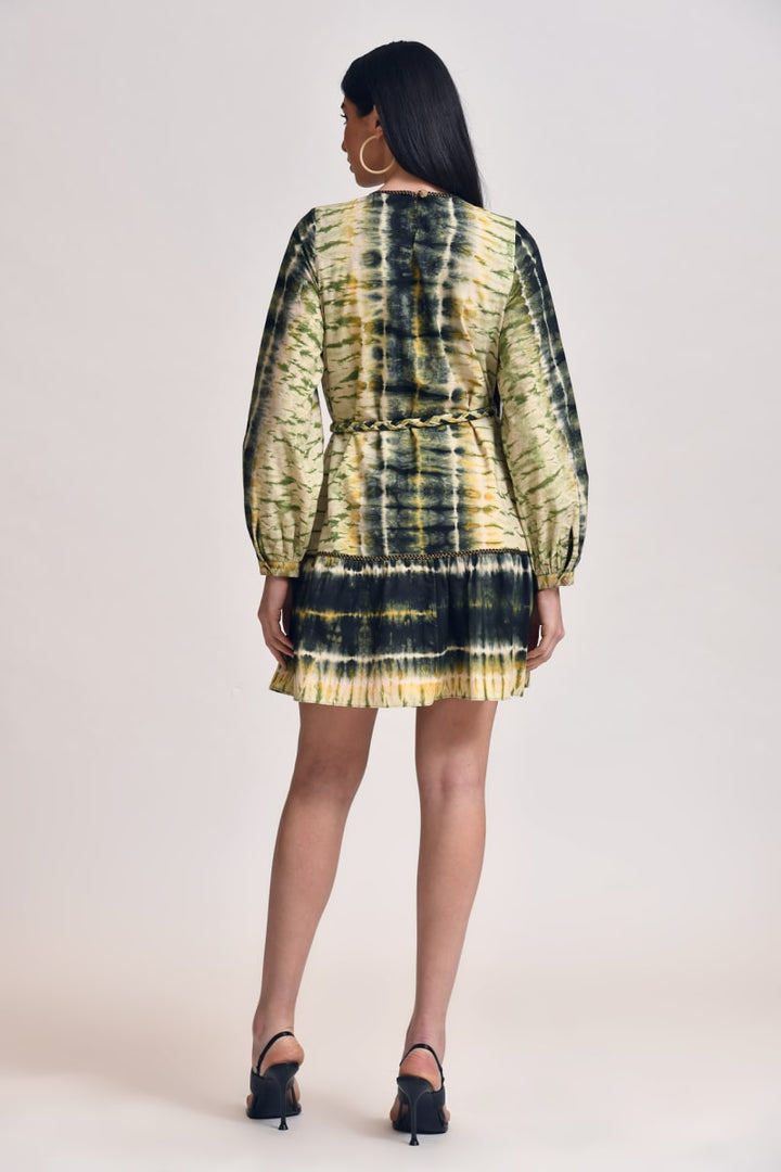 Indira Mini Dress - Olive