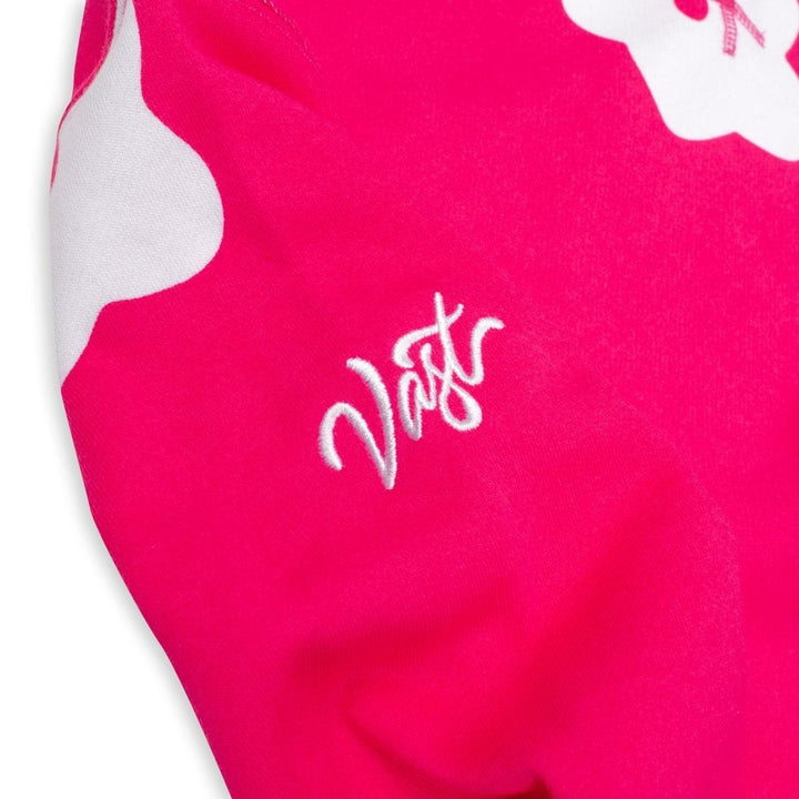 Flower Patch Crewneck Sweatshirt - Fuchsia