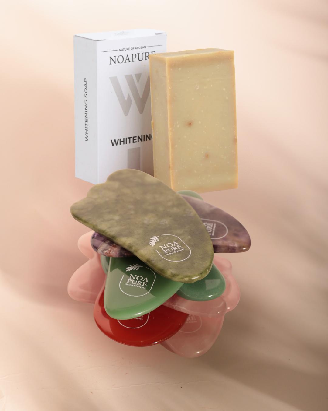 Gua Sha Stone + Facial Soap Bundle