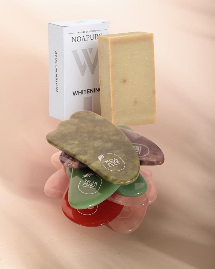Gua Sha Stone + Facial Soap Bundle