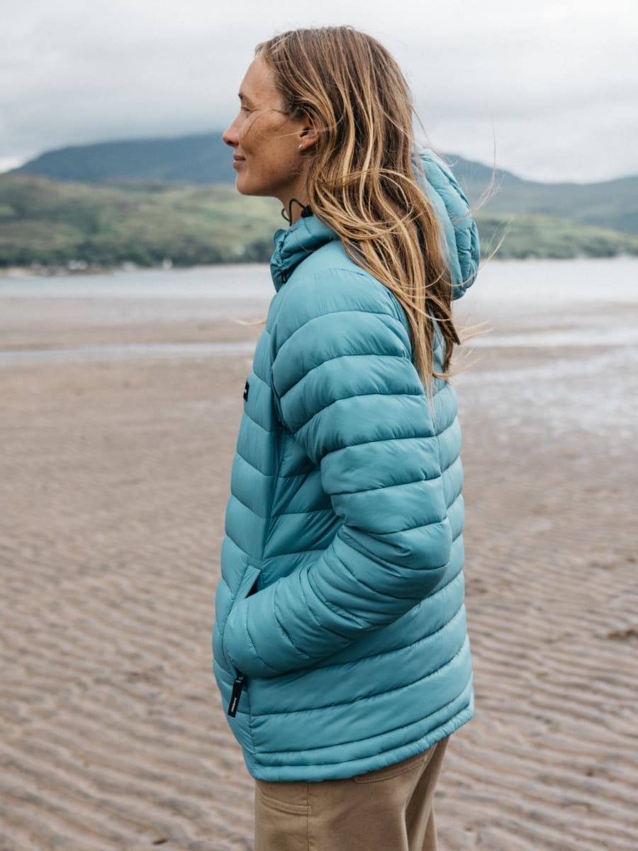 Women's Nimbus Hooded Jacket - Ocean Storm