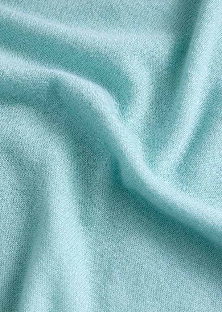 Silk Cashmere Crewneck - Mint