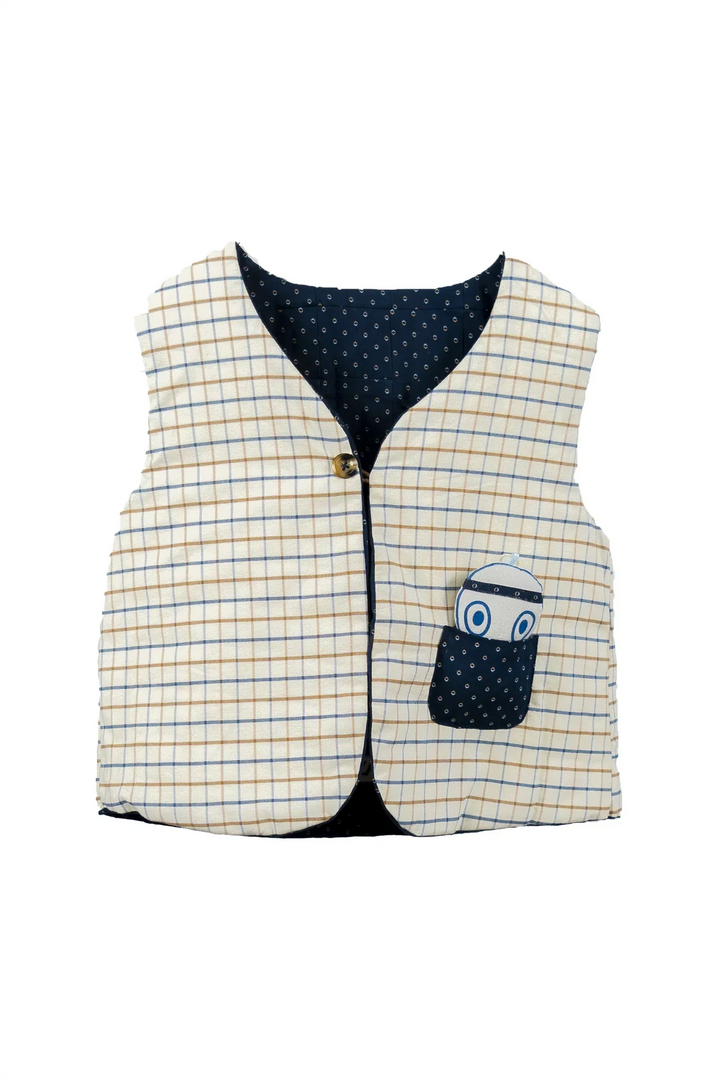 Reversible Vest - Cassis-Coco
