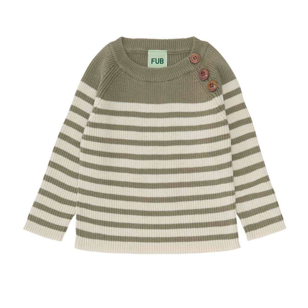 Baby Sweater - Sage/Ecru