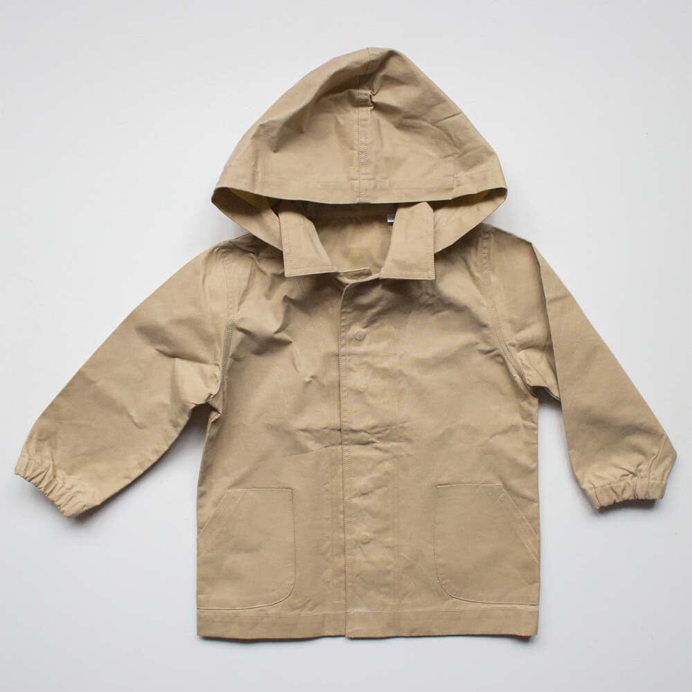 The Rain Jacket - Khaki Jackets The Simple Folk 