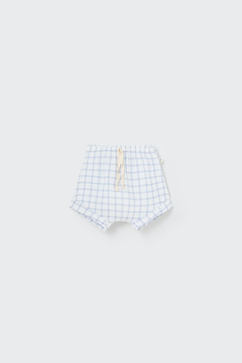 Organic Plaid Gauze Baby Set