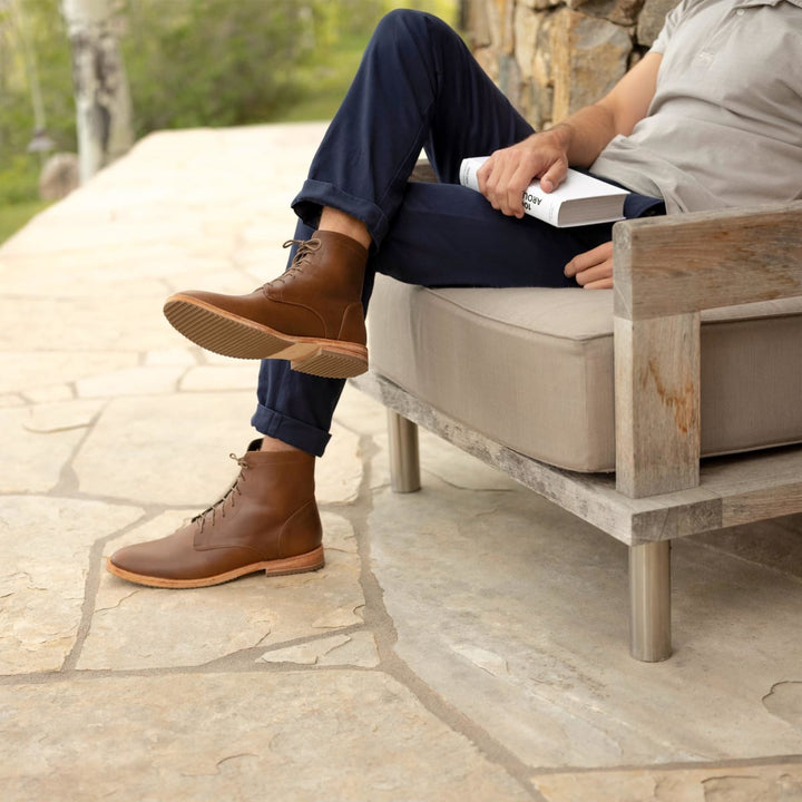 Everyday Lace-Up Boot - Brown