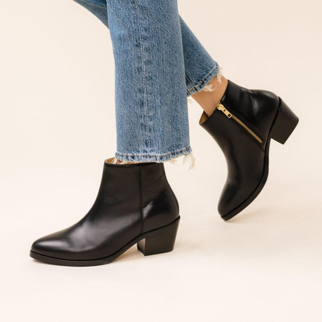 Marisa Inside Zip Boot - Black