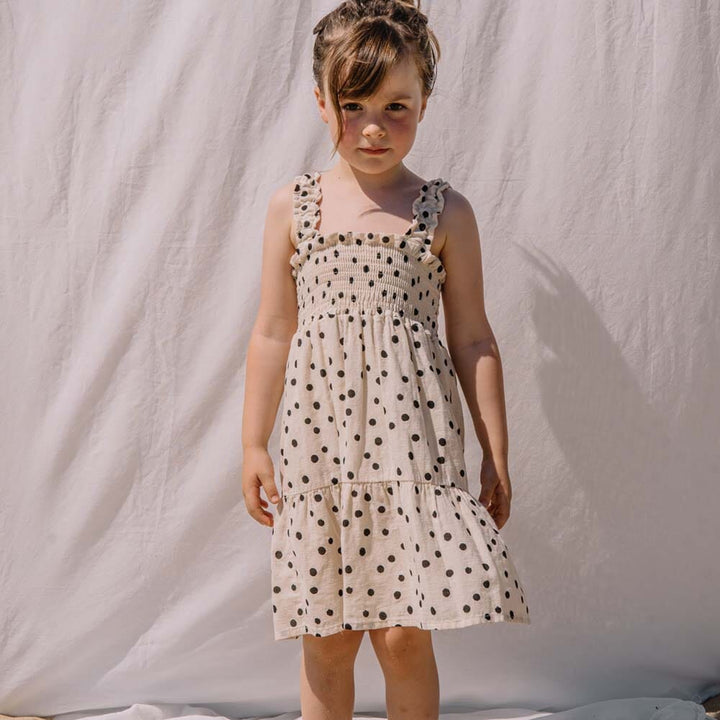 Dots Dress - Sand Dresses + Skirts Buho 