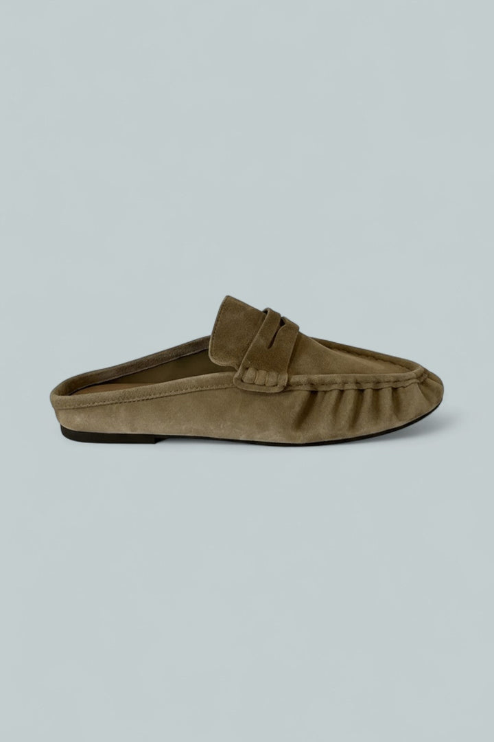 Rafe Mule Loafers - Beige