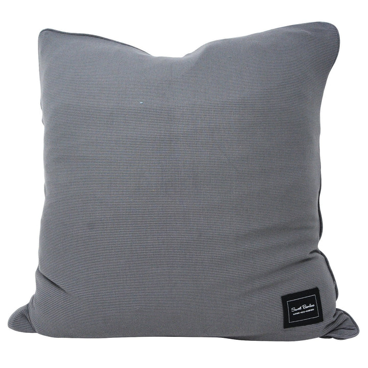 Pillow Sham - Charcoal Ribbed