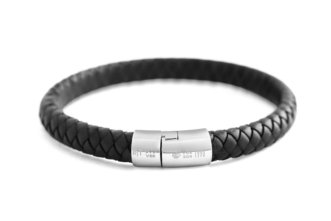 Classic Cobra Bracelet In Black - Black