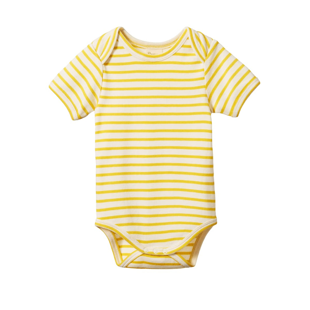 Short Sleeve Bodysuit - Sunburst Sailor Stripe