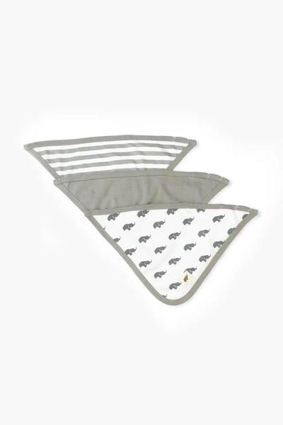 3-Pack Bib Bundle - Grey - One Size - Bib