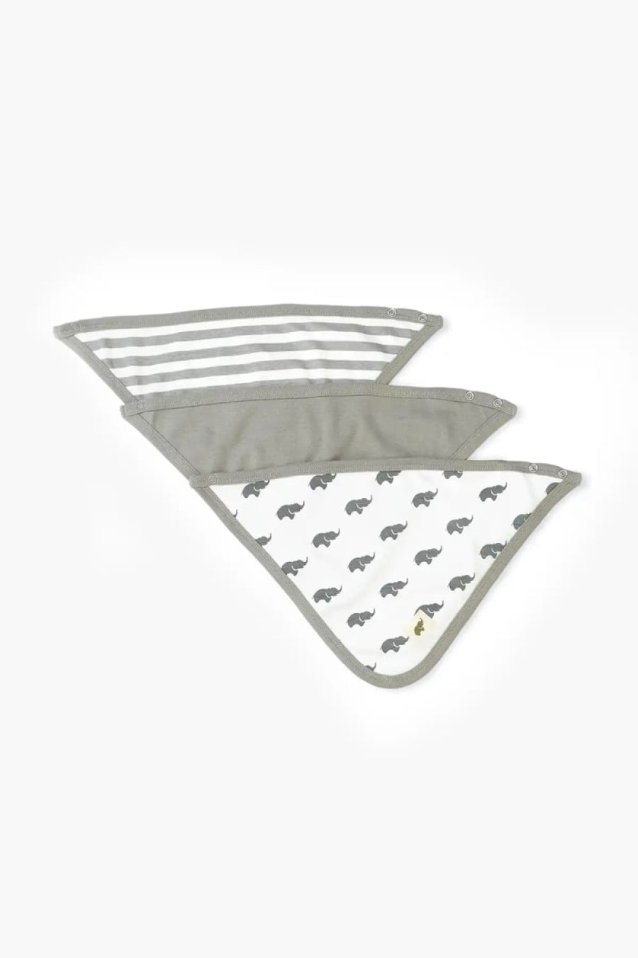 3-Pack Bib Bundle - Grey - One Size - Bib