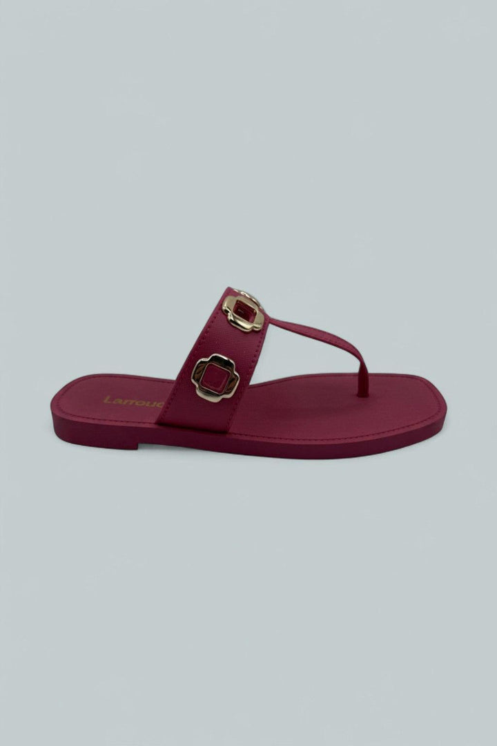 Women's Milan Grommet Thong Sandals - Pink