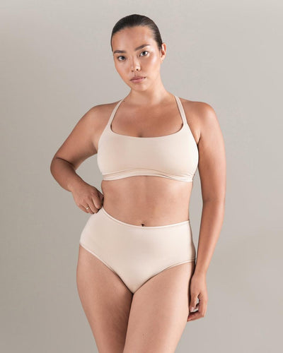 The Scoop Neck Bralette - Bare 01