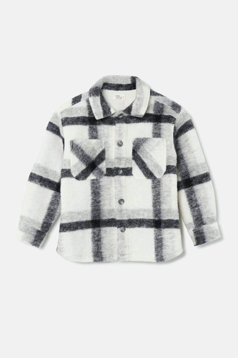 Sweet Plaid Overshirt - Unique