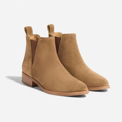 Eva Everyday Chelsea Boot - Taupe Suede
