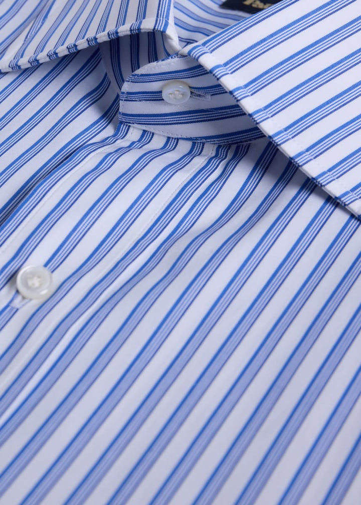 Striped Dress Shirt - Blue