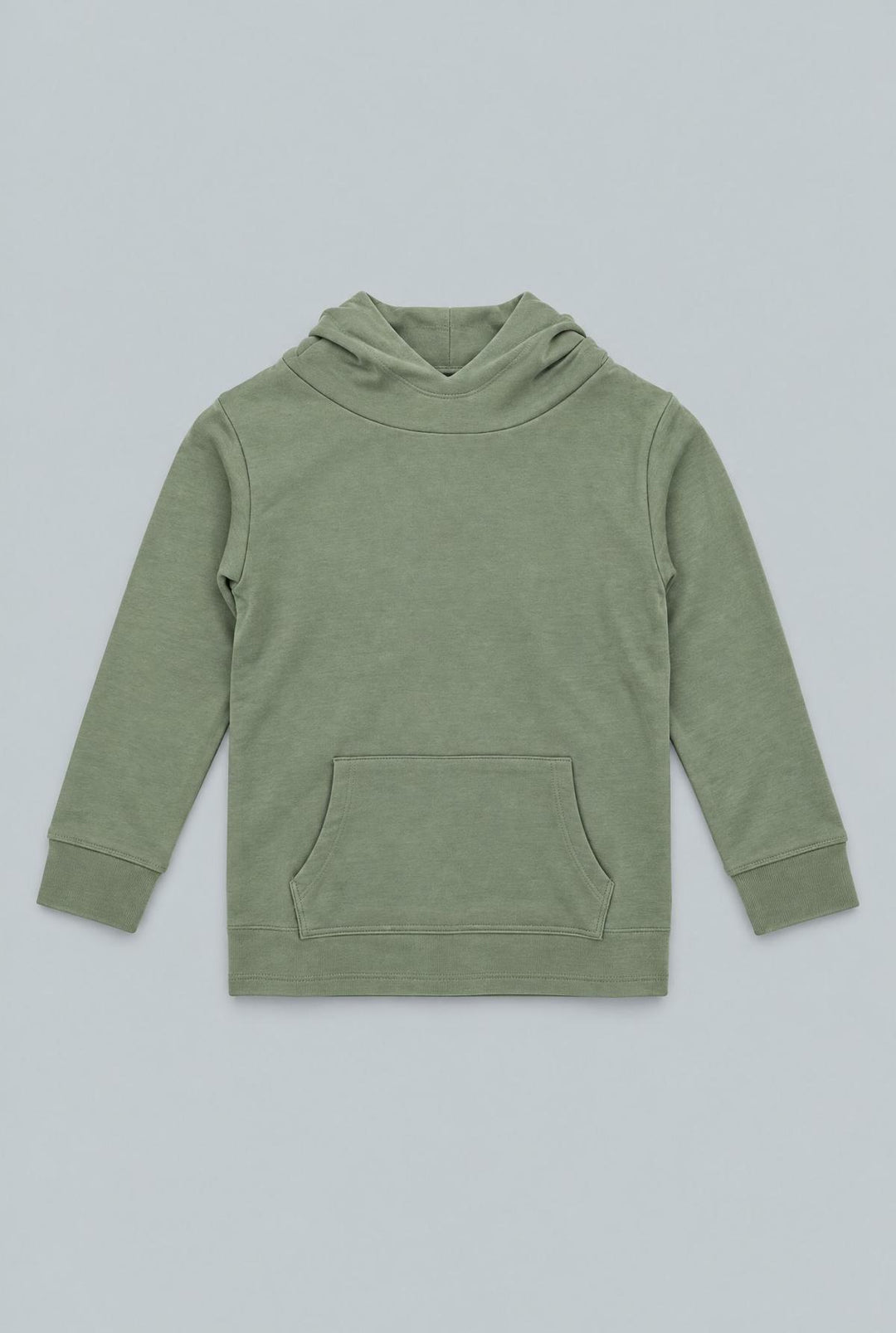 Hooded Jogger Set - Army Green French Terry