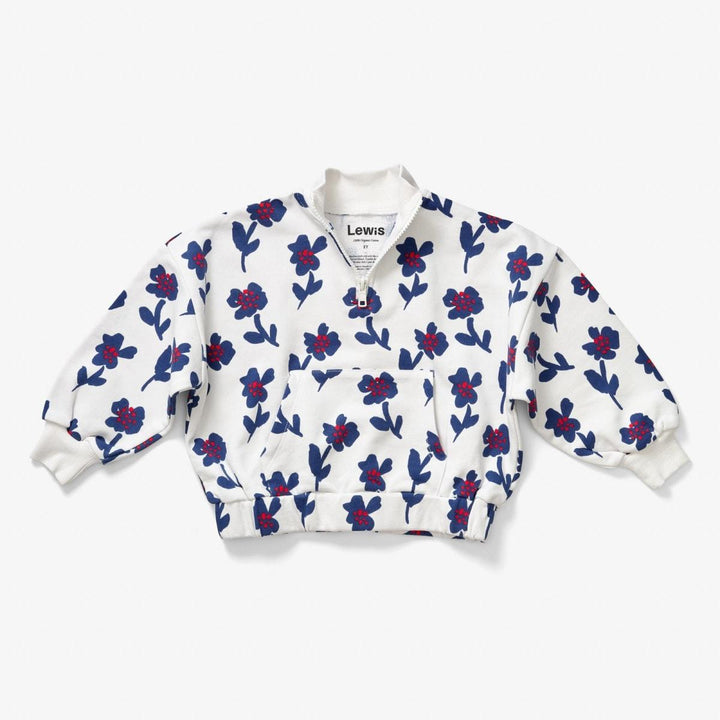 Quarter Zip - Fleur Denim