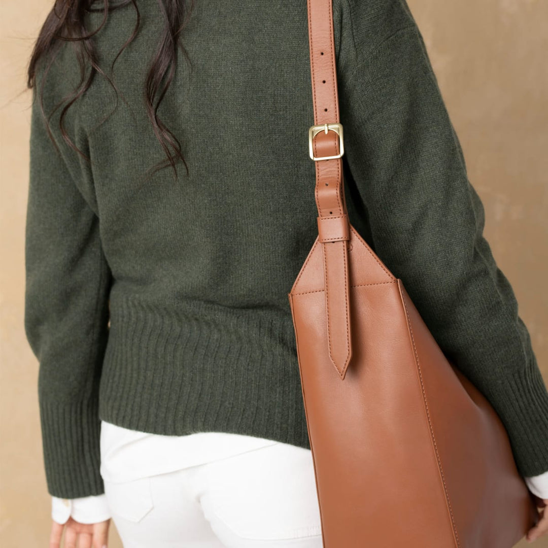 Cecilia Go-To Shoulder Bag - Caramel