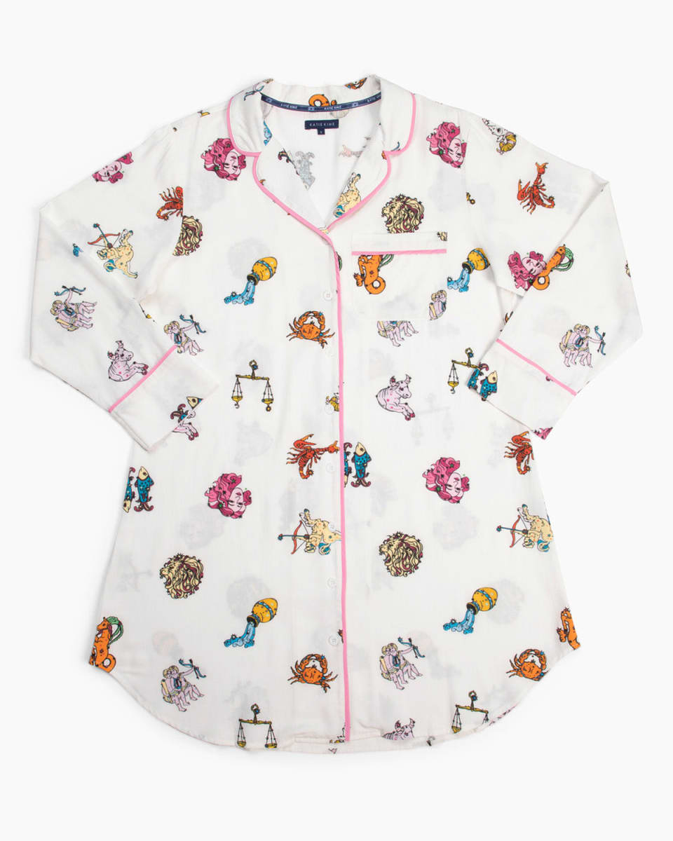 Zodiac Sleep Shirt - White