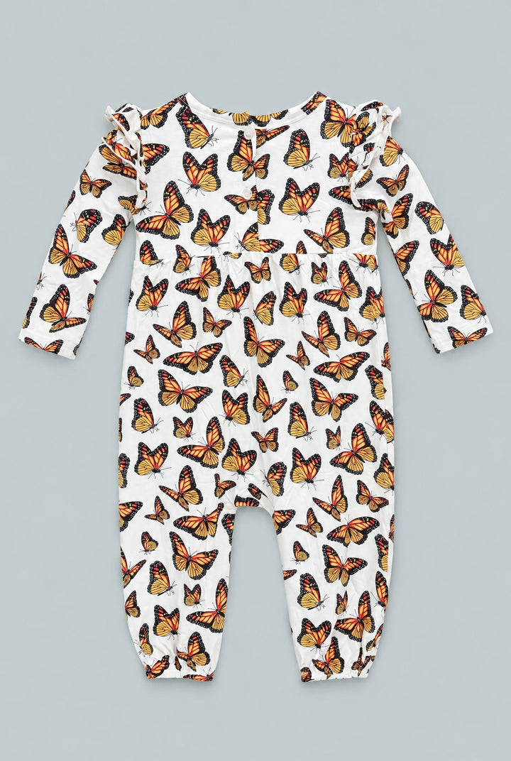 Flutter Sleeve Romper - The Great Migration