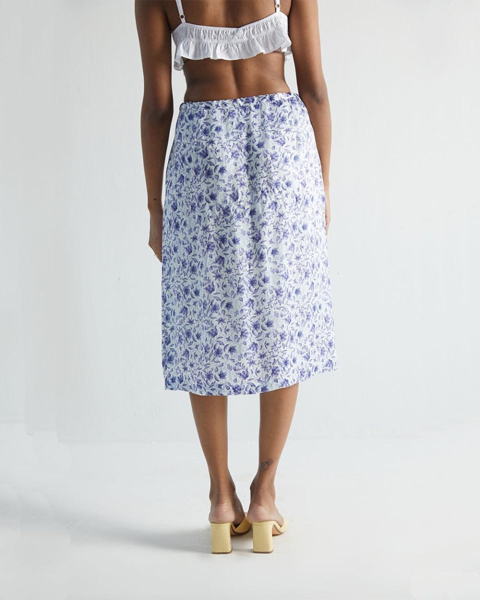 The Brunch Skirt - Purple Porcelain