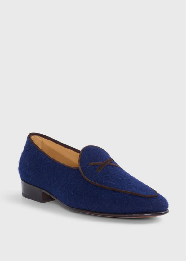 Francisco Ii Wool Loafer - Dark Blue - Loafers