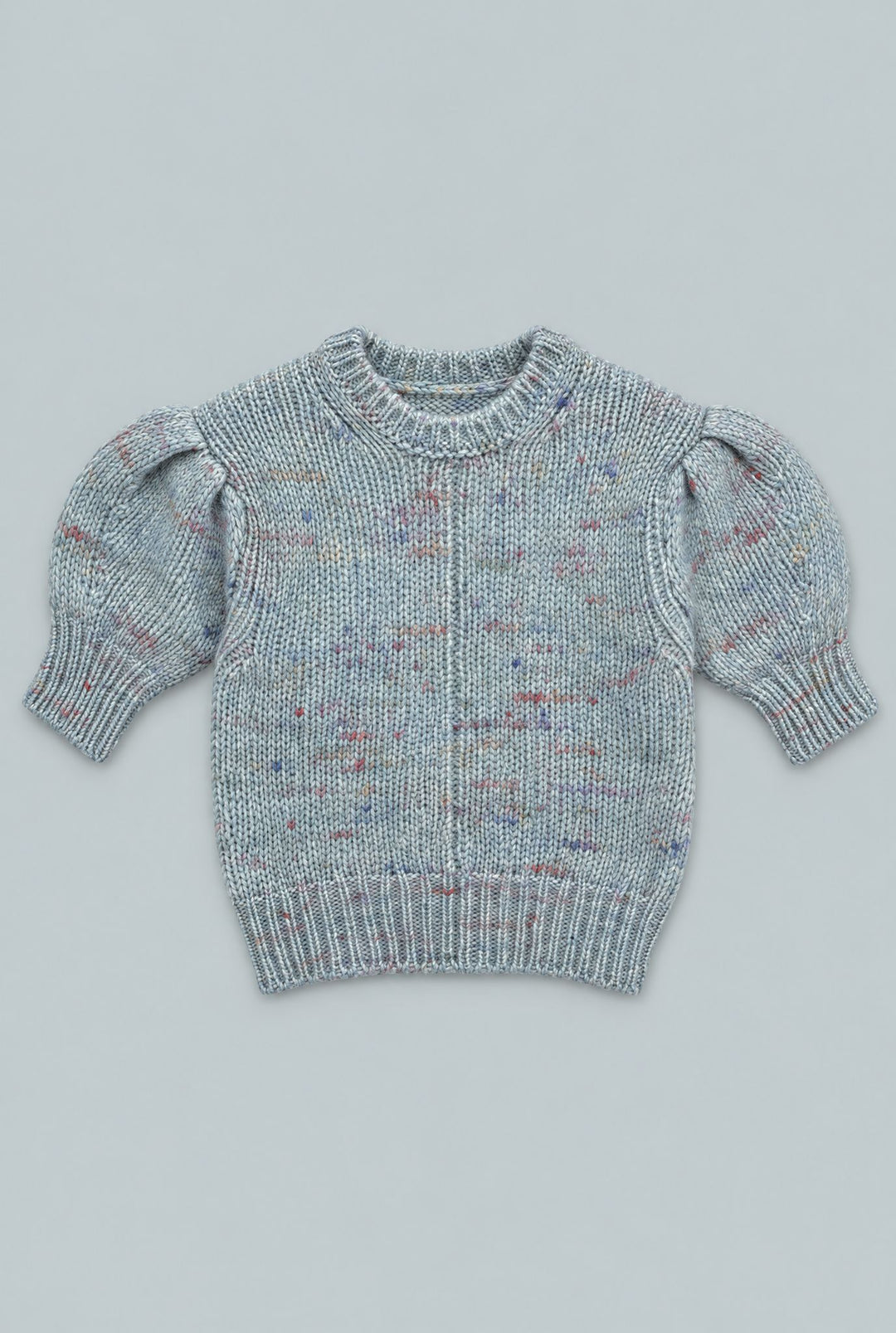 Kid's Donegal Crew Neck Sweater - Light Blue