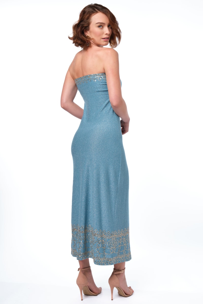 Valerie Dress - Sky Blue Shimmer