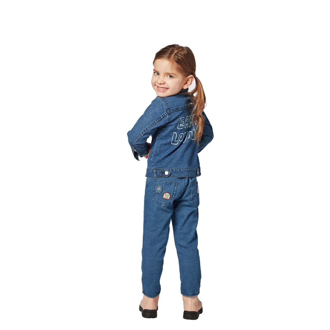 Girl Denim Skinny Jeans - Blue