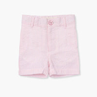 Old Sport Shorts - Pink Seersucker