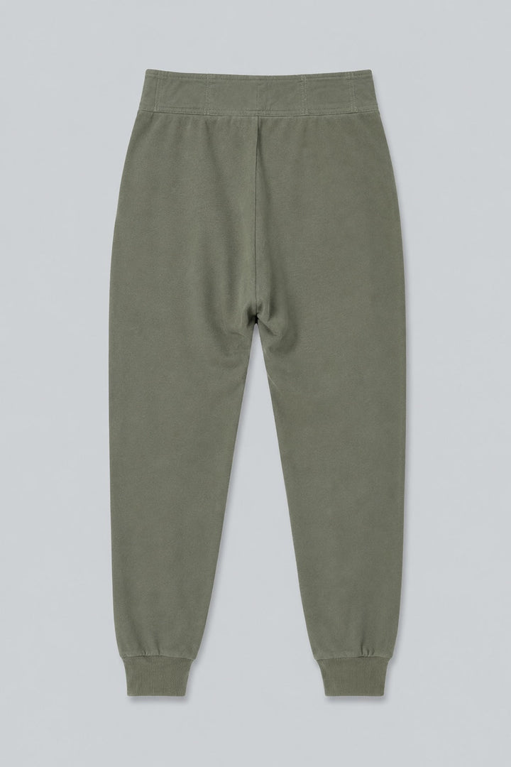 Bridget Button Waist Sweatpants - Olive