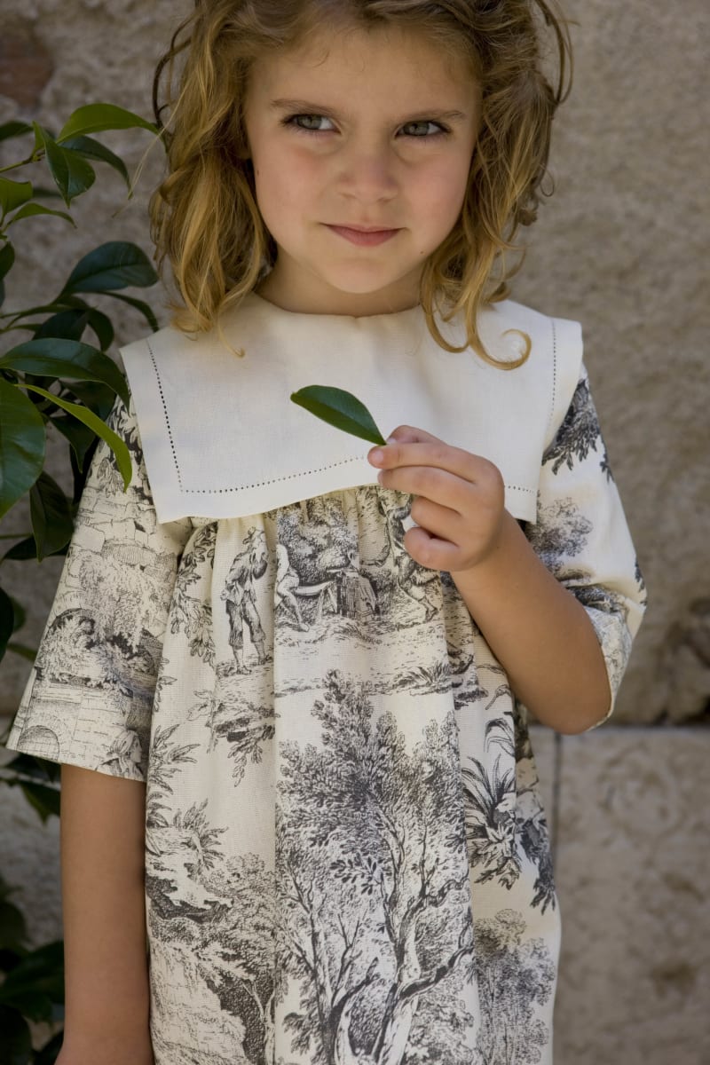 Frida - Black Toile De Jouy