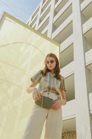 Leah Shirt - Rhubarb