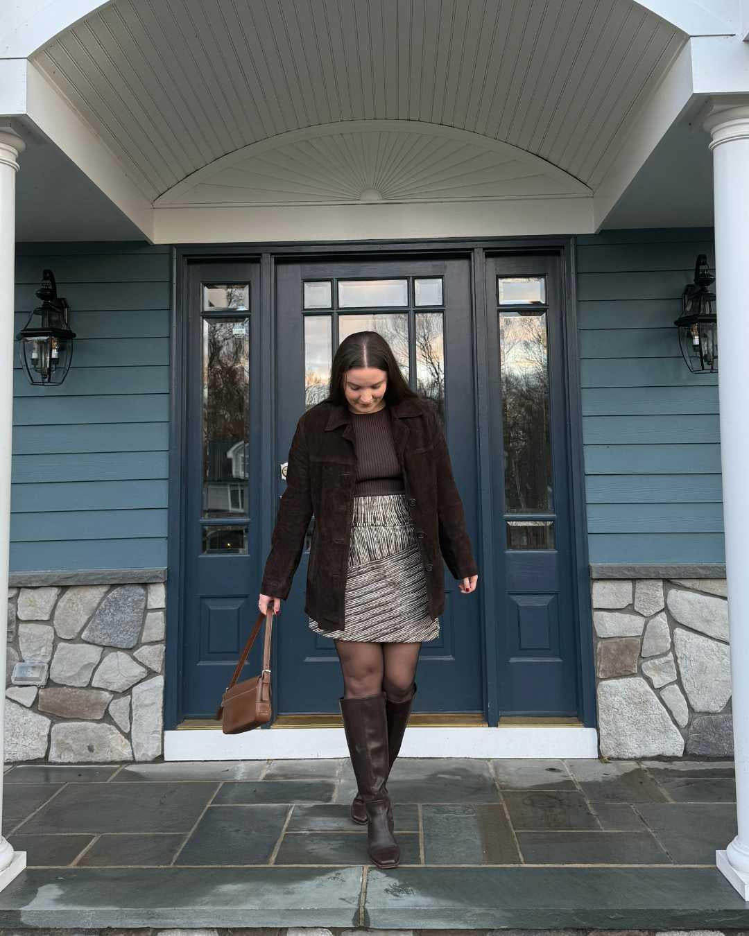 A-Line Skirt - Roast Birch