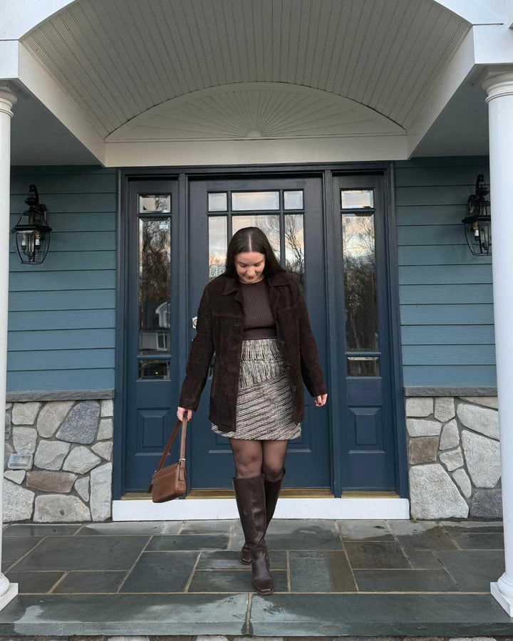 A-Line Skirt - Roast Birch