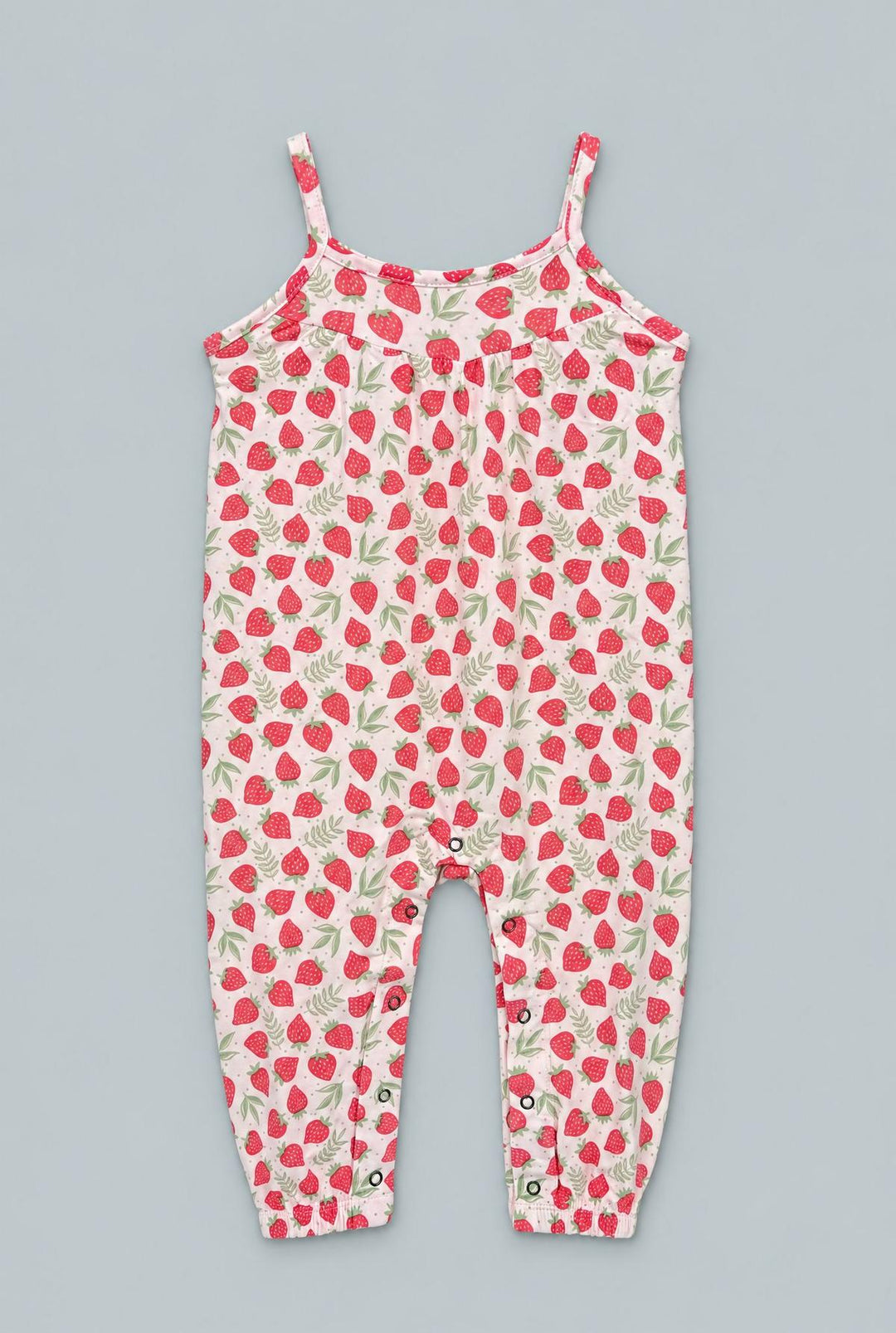 Tank Pant Romper - Strawberry Basil