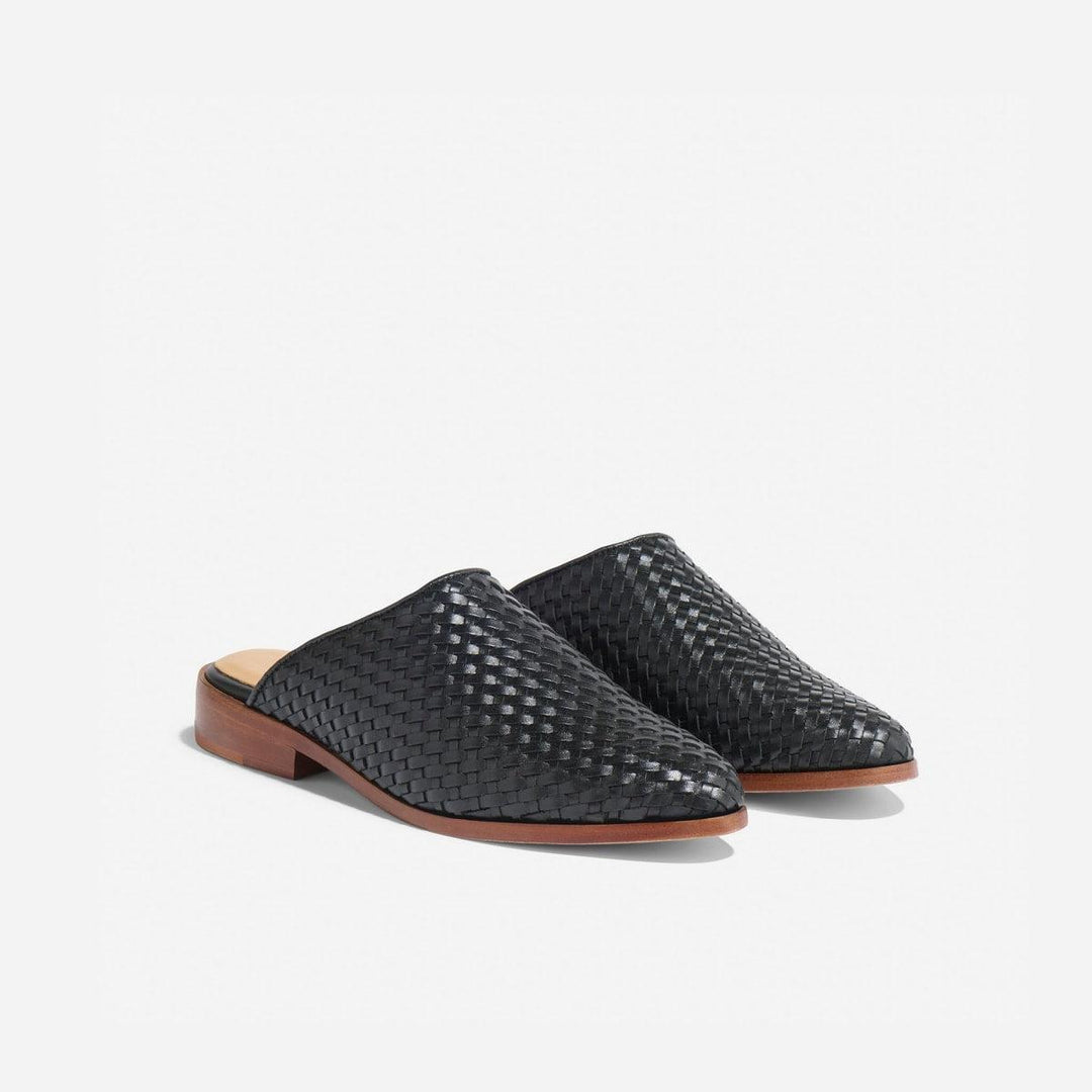 Ama Woven Mule Woven - Black - FINAL SALE