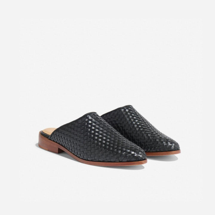 Ama Woven Mule Woven - Black - FINAL SALE
