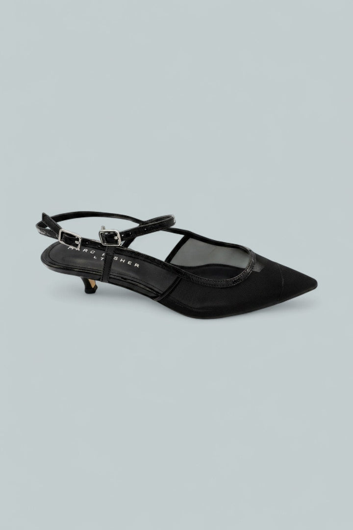 Ceddy Pointed Pumps - Black 001 Leather