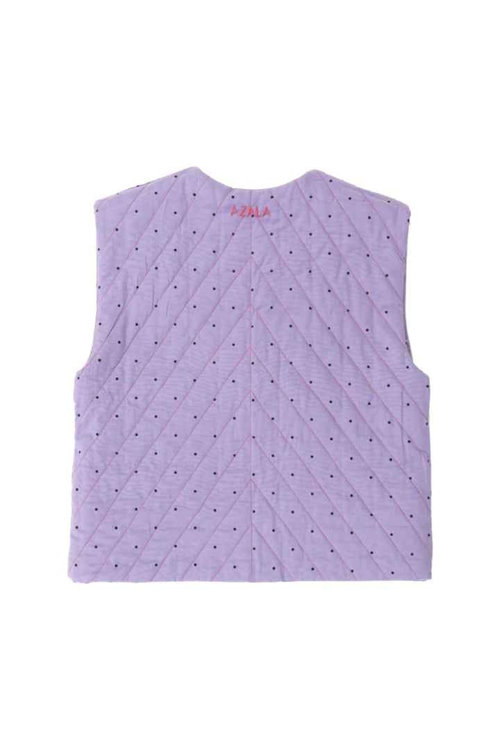 Children's Quilted Vest - Fuchsia Liberty Fabric