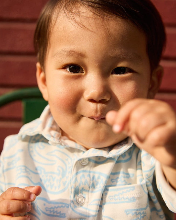 Collared Shirt - Alligator Bay Blue
