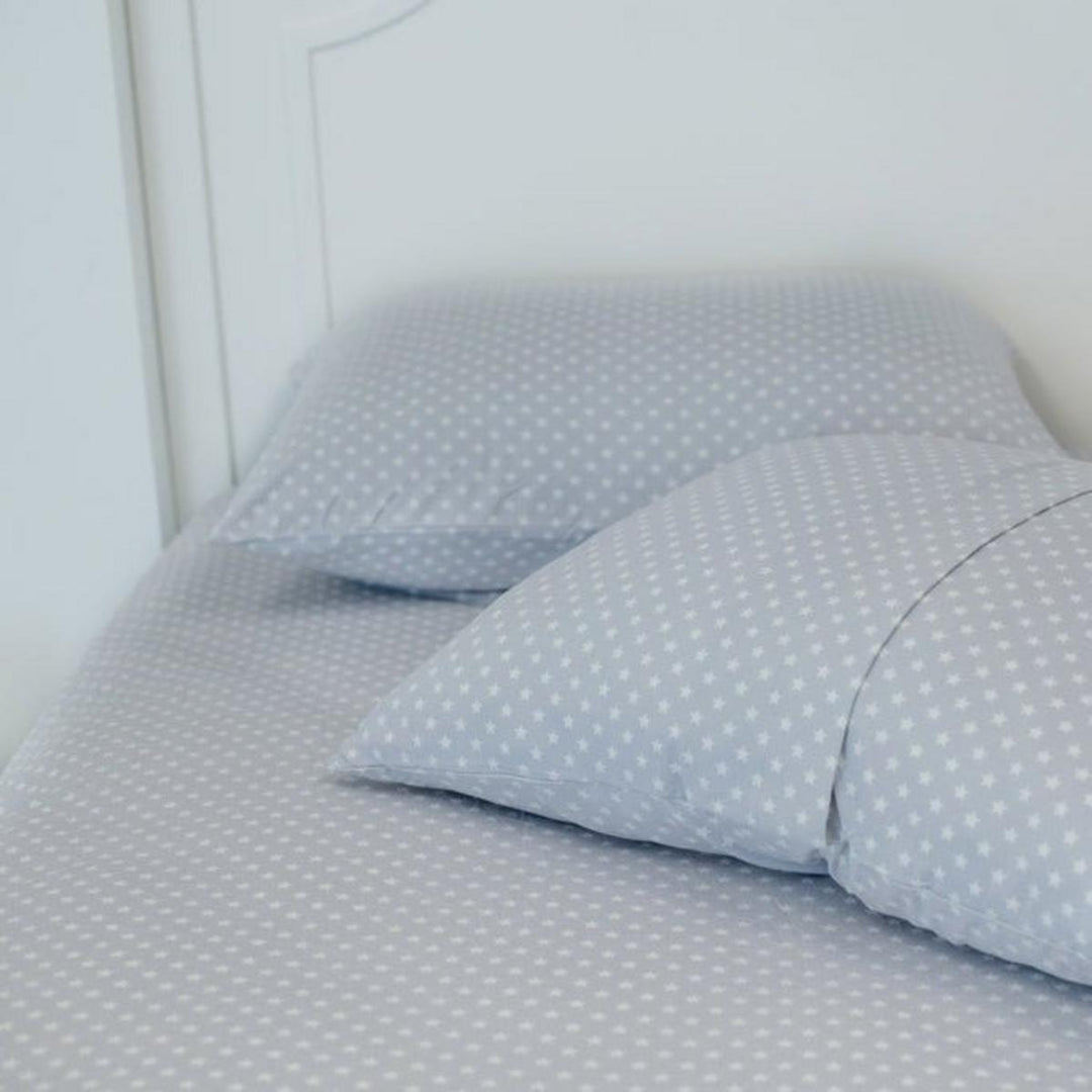 Fitted Sheet Twin - Stars Grey